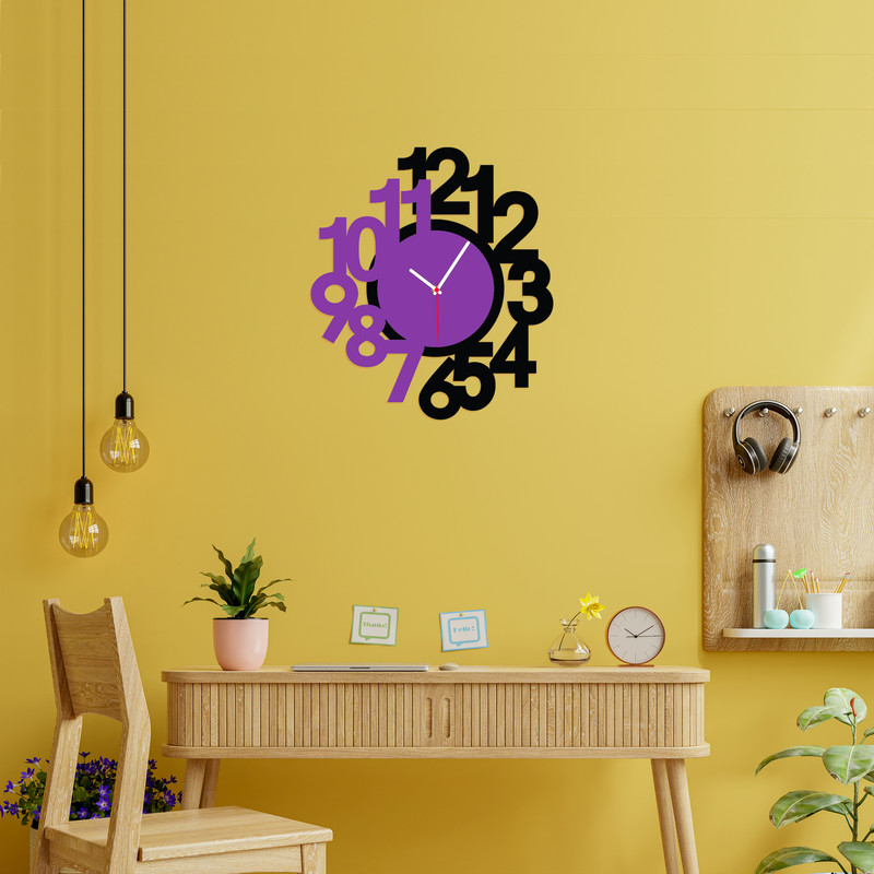 ساعت دیواری ماهوت طرح اعداد کد 088 - V
