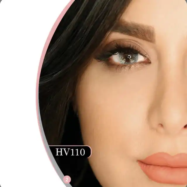 لنز چشم هرا شماره HV110 رنگ طوسی آبی متوسط