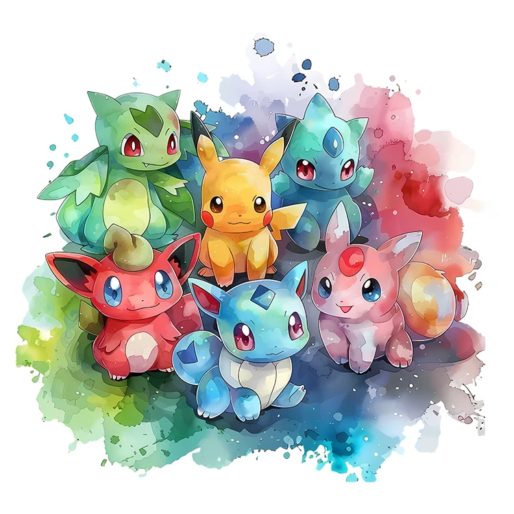 استیکر پارچه و لباس پاد آفرین مدل کارتونی کیوت فانتزی بامزه کد S3774