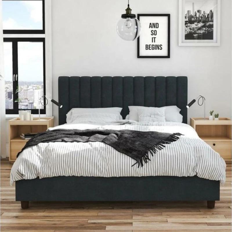 تخت خواب دونفره مدل خورشید سایز 140×200 سانتی متر