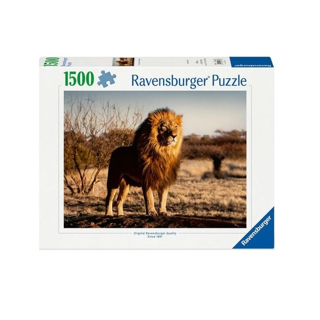 پازل 1500 تکه راونزبرگر مدل The Lion King of the Animals کد 12000733 مناسب برای 14 سال به بالا