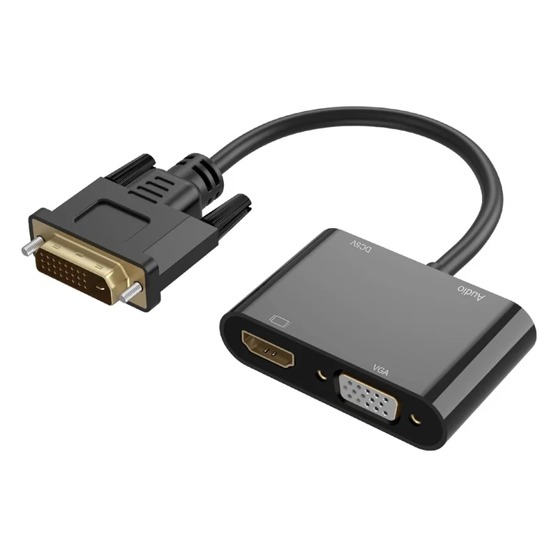 مبدل DVI به HDMI / VGA مدل HT0101