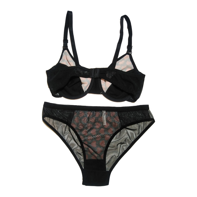 ست شورت و سوتین زنانه مدل فنردار کد 1405