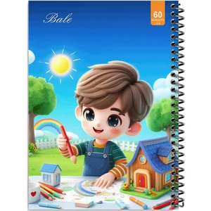 دفتر نقاشی 60 برگ انتشارات بله طرح فانتزی اتاق کودک کد A4-O401