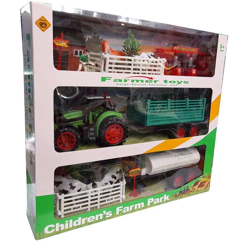 کیت ماشین بازی مدل مزرعه داری