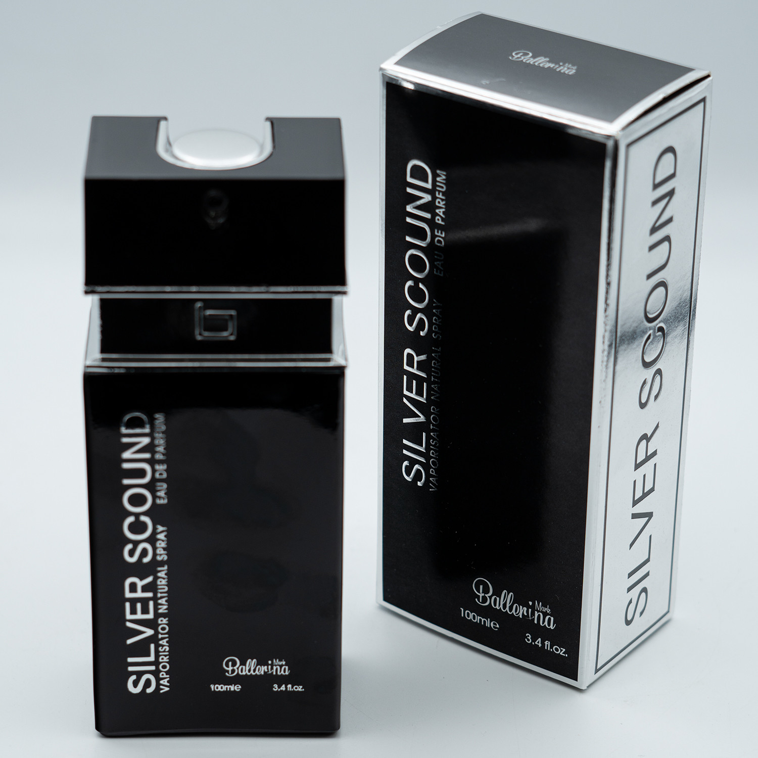 ادو پرفیوم مردانه بالرینا مدل SILVER SCOUND حجم 100 میلی لیتر