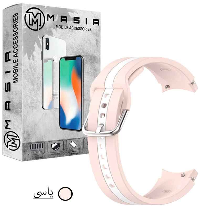 بند مسیر مدل Silic Dual Color مناسب برای ساعت هوشمند سامسونگ Galaxy Watch 4 Classic 46 mm -  - 6