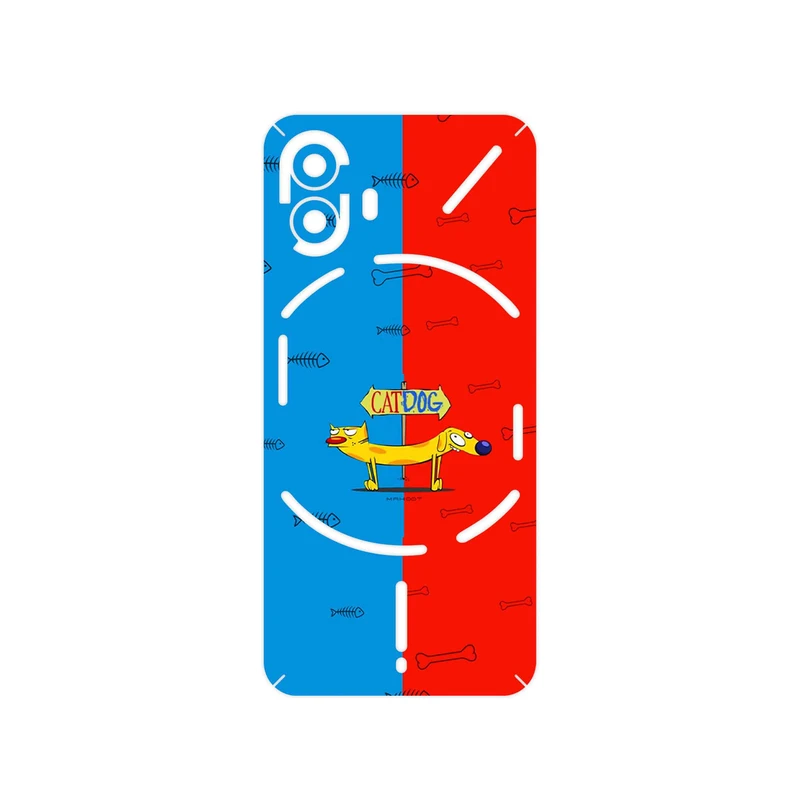 برچسب پوششی ماهوت مدل CatDog مناسب برای گوشی موبایل ناتینگ Phone 2