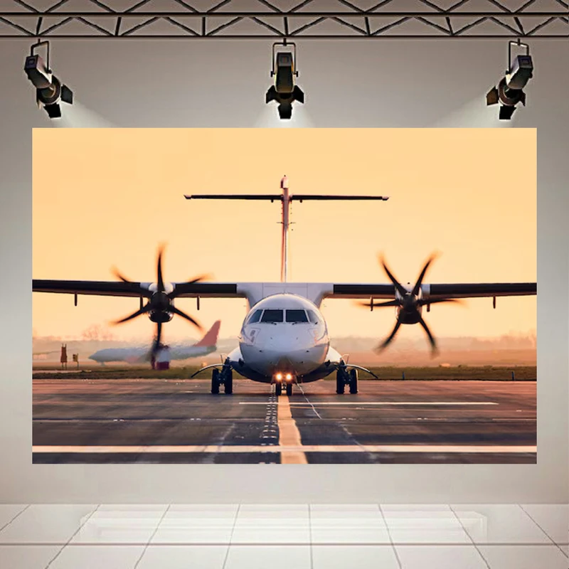پوستر طرح هواپیما مدل atr72-600 کد AR303595