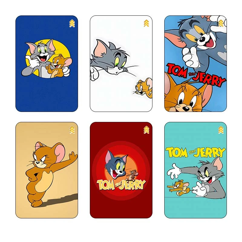 استیکر کارت مدل سام نگار طرح تام و جری tom & jerry کد SP1657 مجموعه 6 عددی