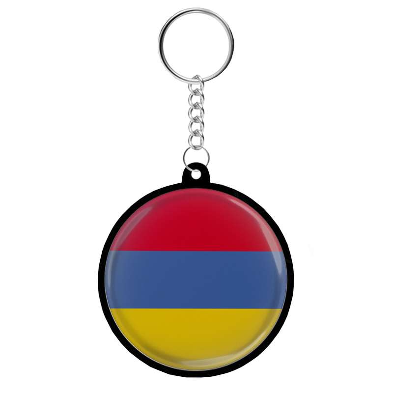 جاکلیدی مدل دوطرفه طرح پرچم کشور ارمنستان کد S-124