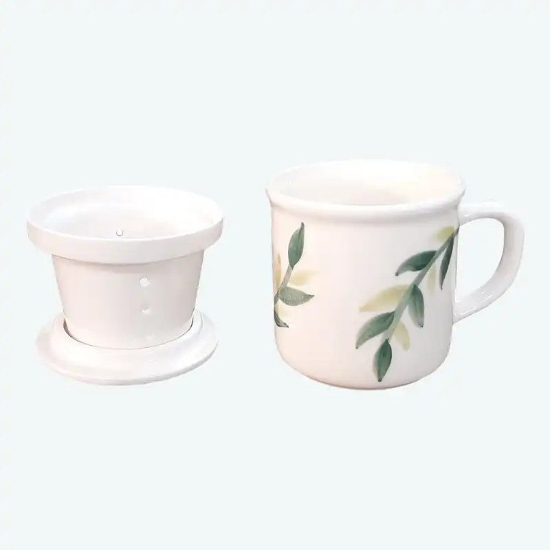 ماگ دمنوش سرامیکی طرح برگ کد MG15