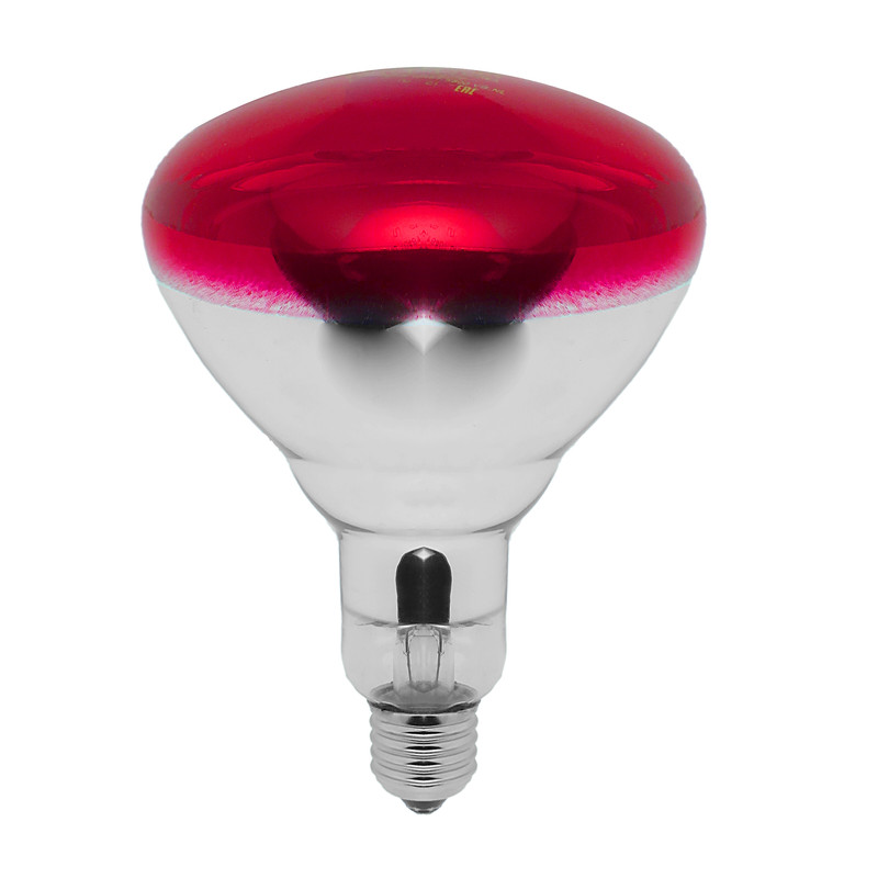 لامپ مادون قرمز 250 وات فیلیپس مدل IR-250W-RH-RED-230/250V-E27 پایه E27