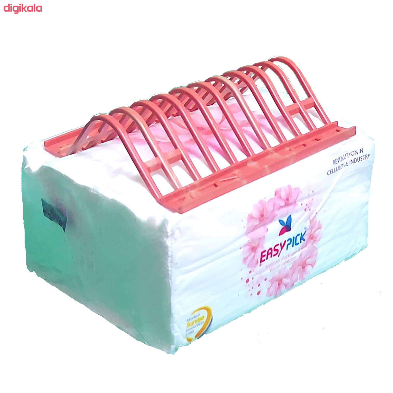 دستمال توالت ایزی پیک طرح گلبهی بسته 4 عددی main 1 2