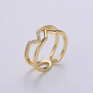  انگشتر طلا 18 عیار زنانه قیراط کد GH2642