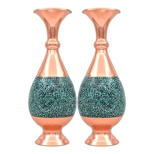 گلدان فیروزه کوبی کد 25-2 بسته 2 عددی