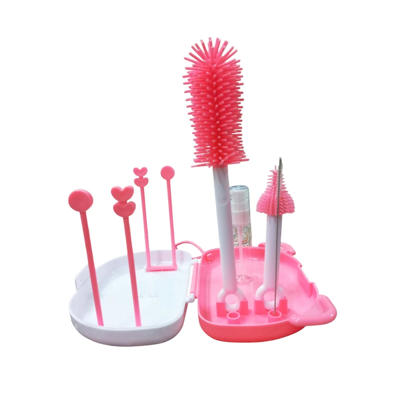 ست برس شیشه شوی مدل only baby 2 مجموعه 5 عددی