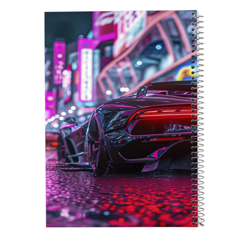 دفتر نقاشی 50 برگ مدوپد مدل need for speed کد DF13635