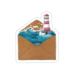 برچسب مدل ژله ای طرح پاکت دریادار