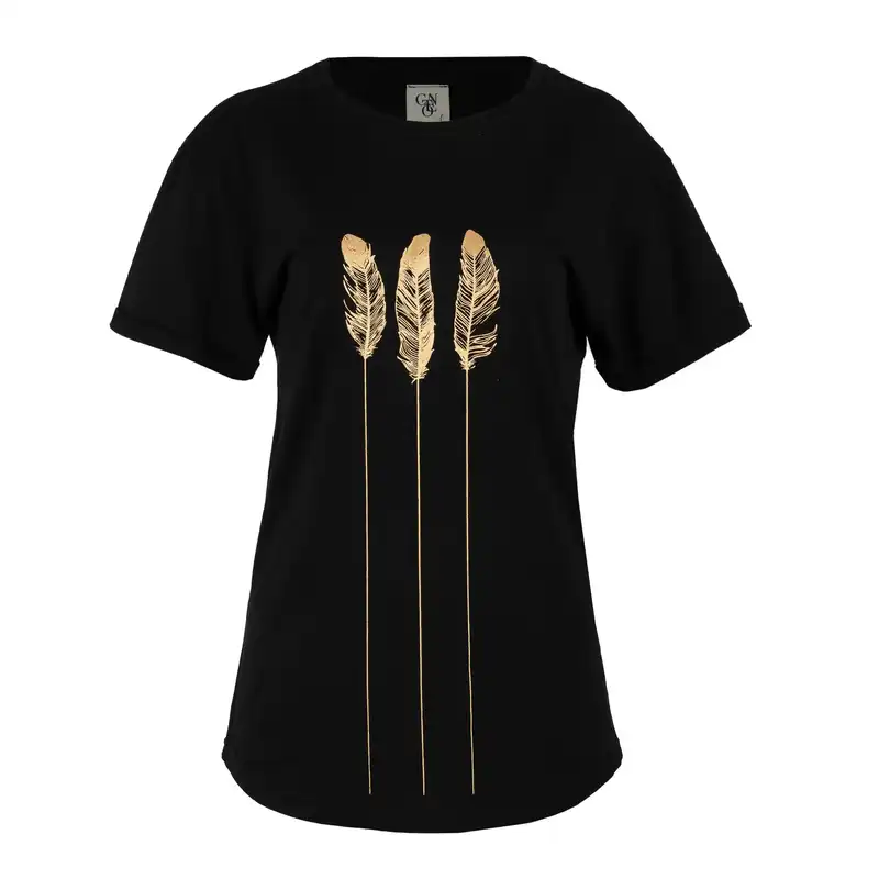 تی شرت آستین کوتاه زنانه مدل MDS-CF2517