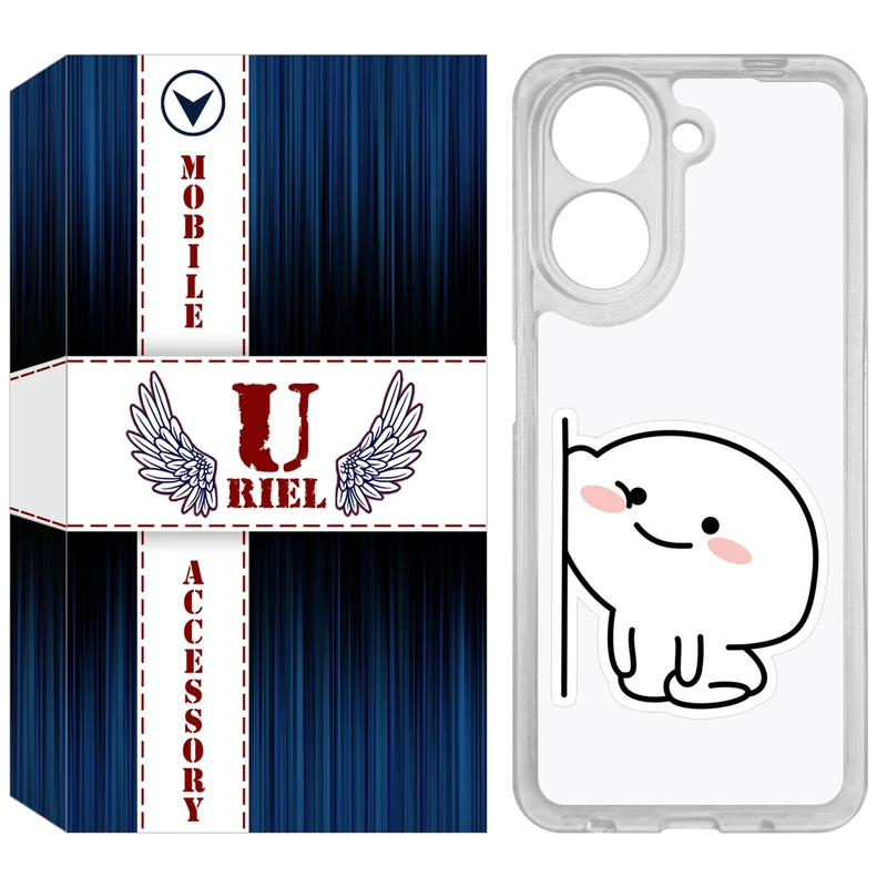 کاور یوریل مدل Clear کد 93 طرح لوس مناسب برای گوشی موبایل شیائومی Redmi A5 4G / Poco C71