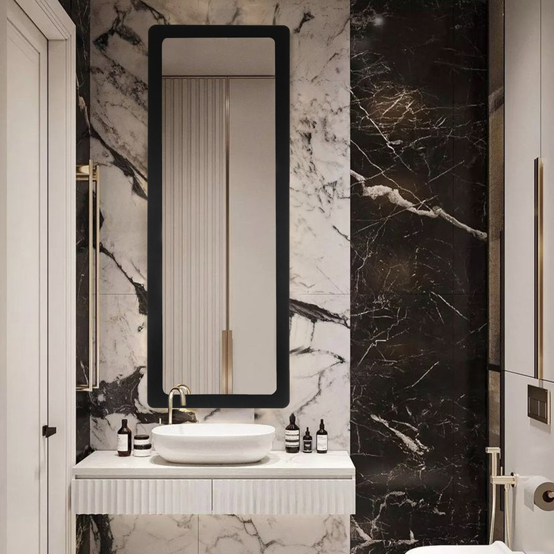 آینه سرویس بهداشتی الف مدل نیم قد