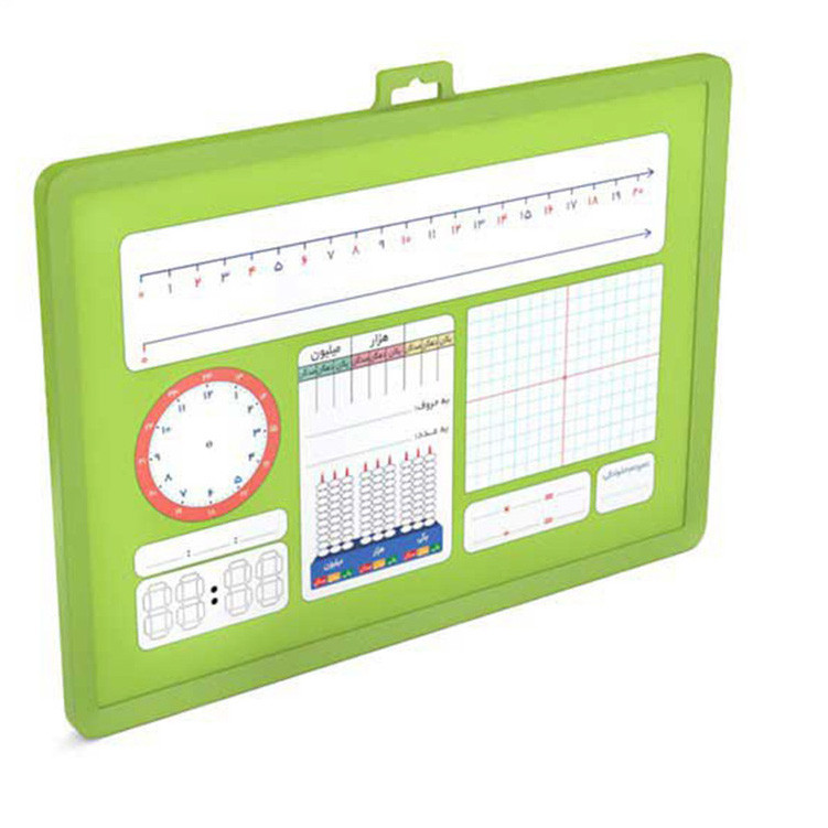 تخته وایت برد مدل ریاضی یار کلاس سوم سایز 35x25 سانتی متر