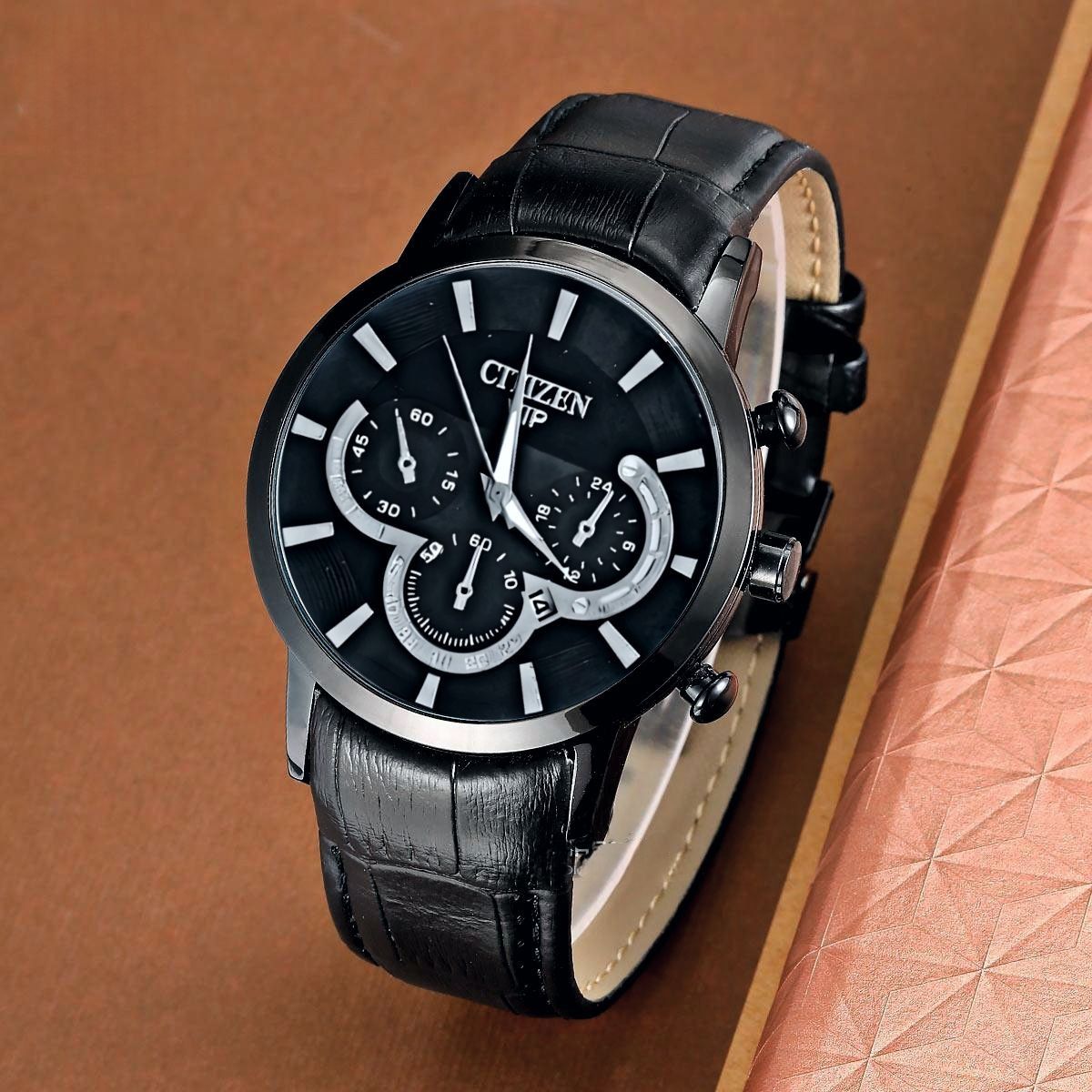 ساعت مچی عقربهای مردانه کوارتز مدل تک موتور بند فیکس کد 07 -  - 6