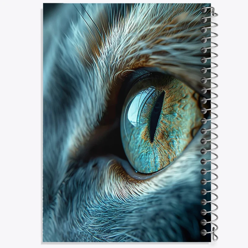 دفتر مشق 50 برگ خندالو طرح چشم گربه کد N1269