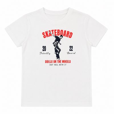 تی‌شرت آستین کوتاه پسرانه سین سی مدل skateboard