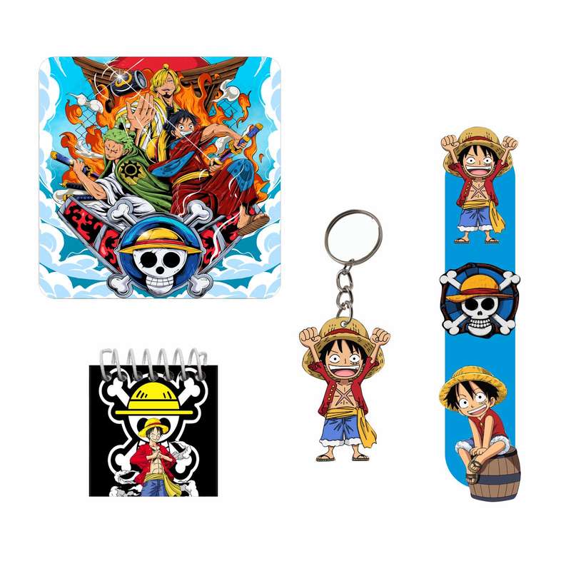 ست لوازم التحریر مدل وان پیس فانتزی مجموعه 4 عددی ست لوازم التحریر مدل وان پیس فانتزی مجموعه 4 عددی