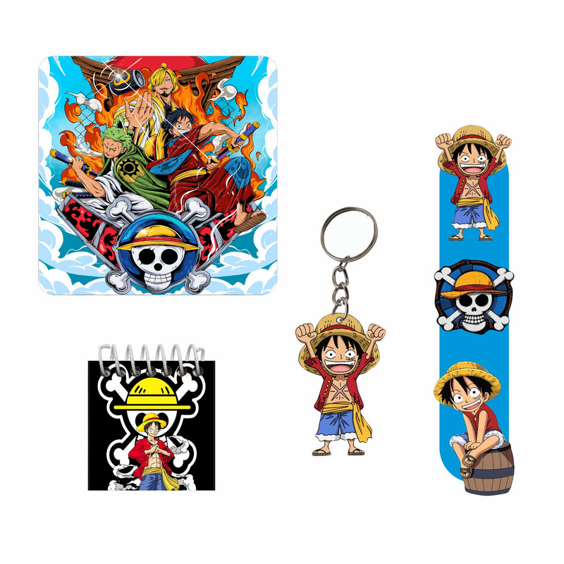 ست لوازم التحریر مدل وان پیس فانتزی مجموعه 4 عددی