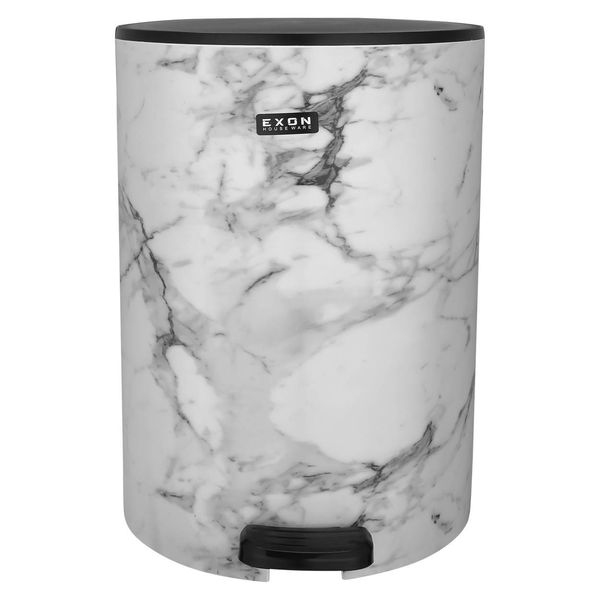 سطل زباله پدالی اکسون مدل ماربل حجم 15 لیتر