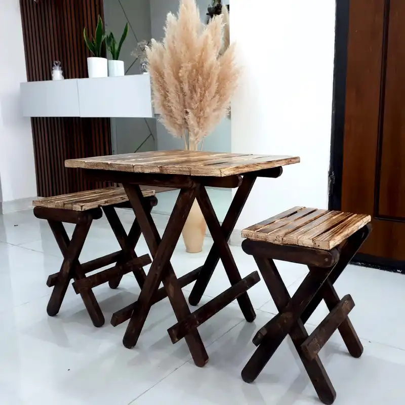 میز و صندلی سفری مدل تاشو کد CH200