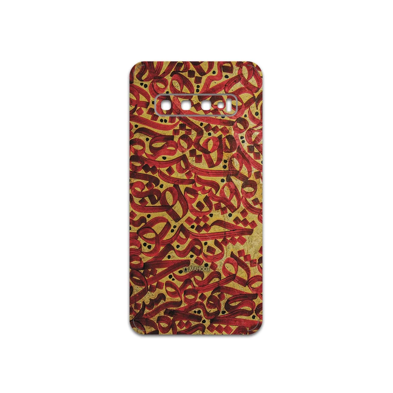 برچسب پوششی ماهوت مدل Nastaliq-6 مناسب برای گوشی موبایل سامسونگ Galaxy S10