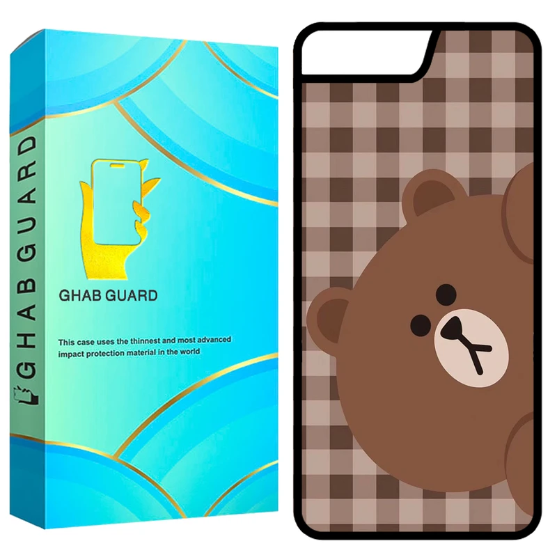کاور قاب گارد طرح خرس مدل GCHP7P مناسب برای گوشی موبایل اپل iPhone 7 Plus / 8 Plus