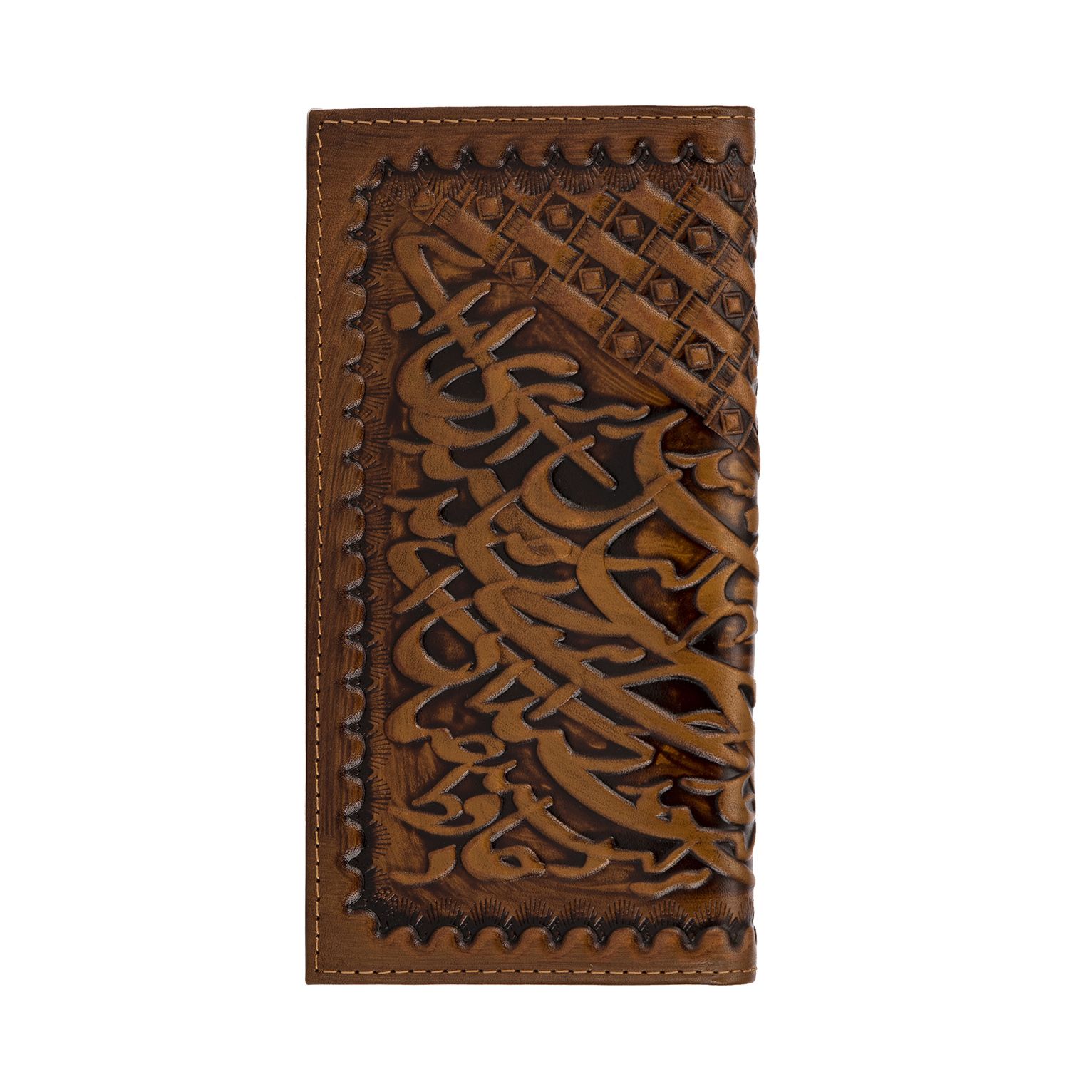 کیف پول مردانه چرم نگار طرح شعر مدل 207102 -  - 9