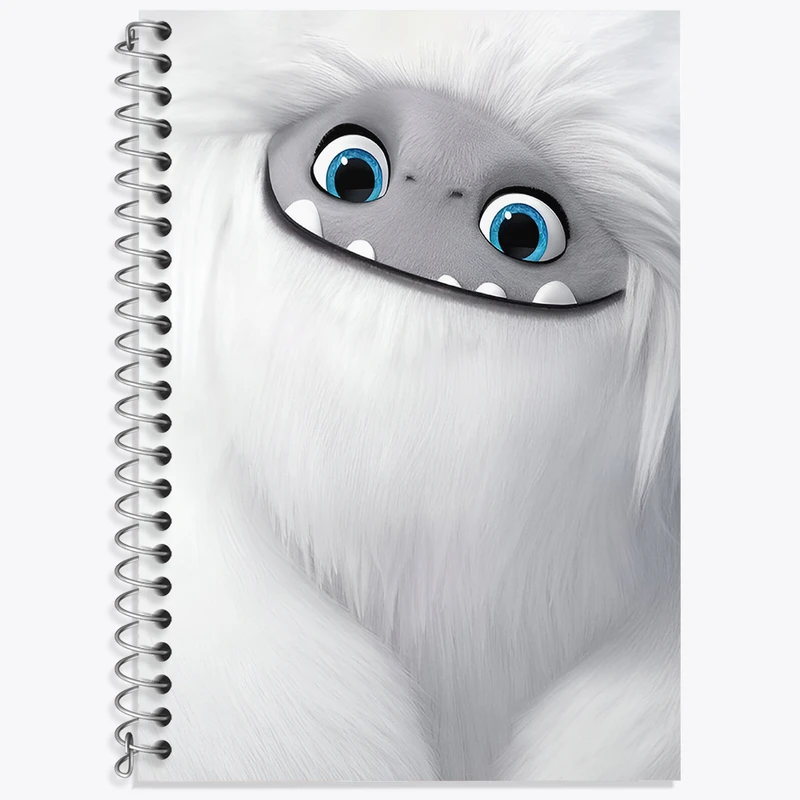 دفتر زبان 50 برگ خندالو مدل سه خط طرح پاگنده (Bigfoot) کد N2515