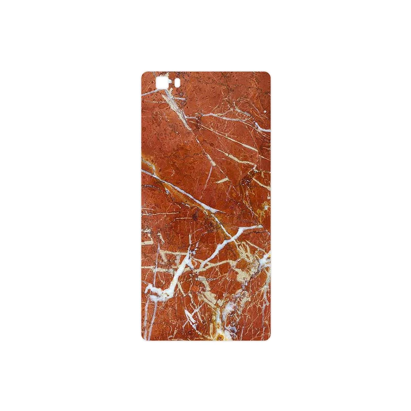برچسب پوششی ماهوت مدل Red Marble مناسب برای گوشی موبایل هوآوی P8 Lite
