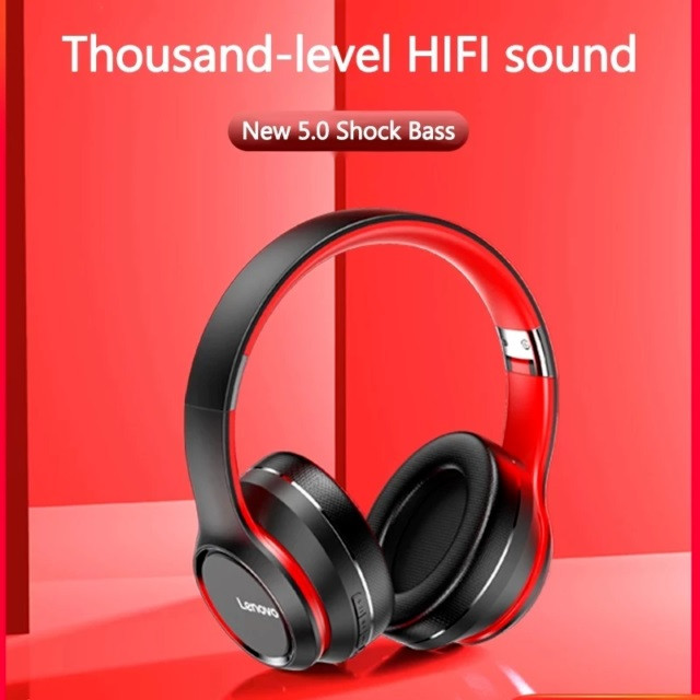هدفون بلوتوثی لنوو مدل SHO Lenovo HD200 Bluetooth Over-ear Foldable Headphones 3