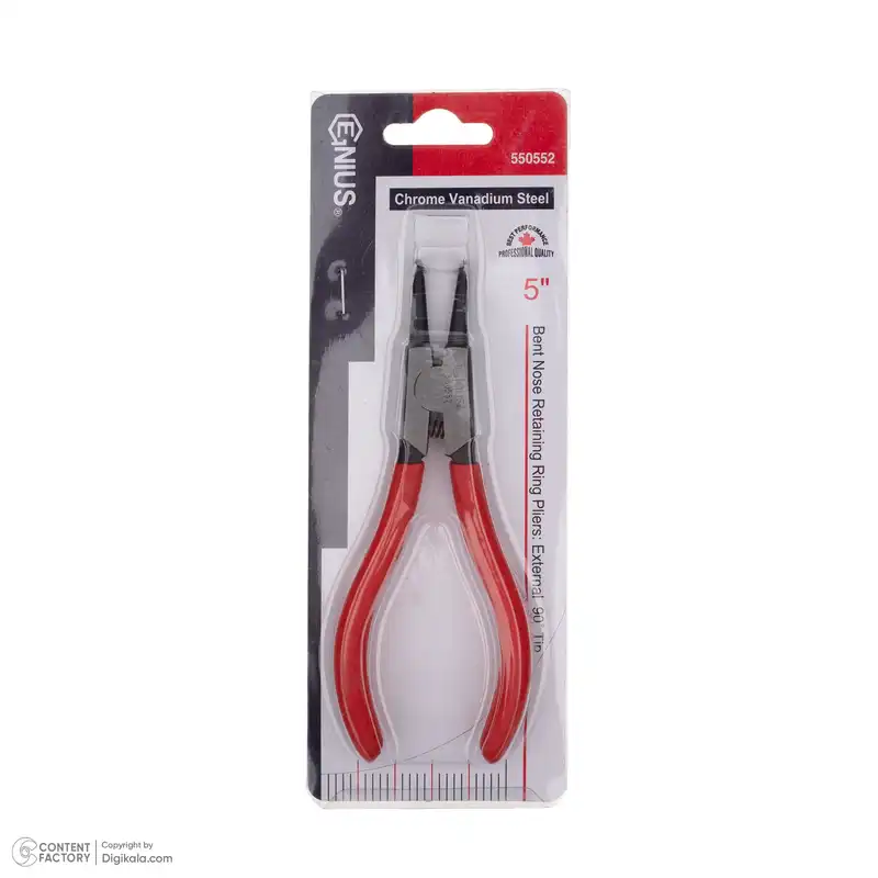 انبر خار باز کن جنیوس تولز مدل سر کج کد 550552 سایز 5 اینچ