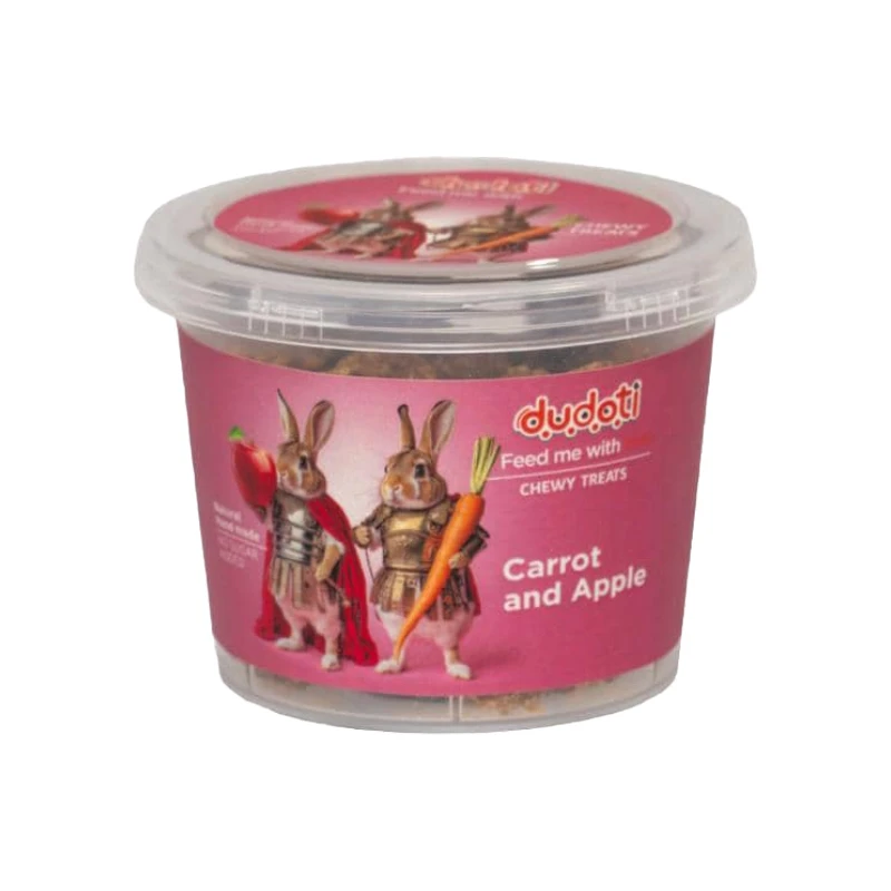 تشویقی جوندگان دودوتی مدل Rodent Chewy Treat با طعم توت فرنگی و هویج وزن 70 گرم