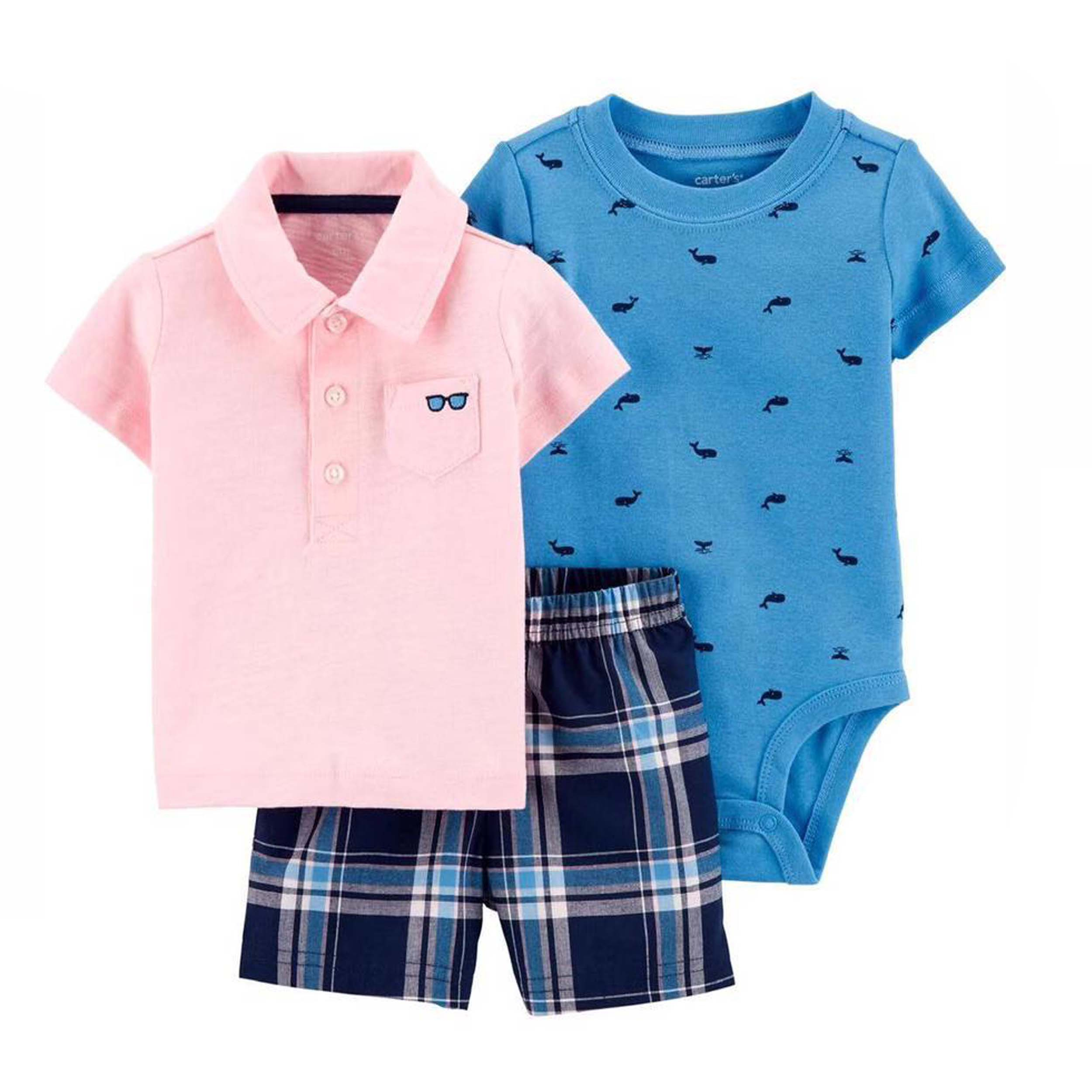 ست سه تکه لباس پسرانه کارترز کد 6533