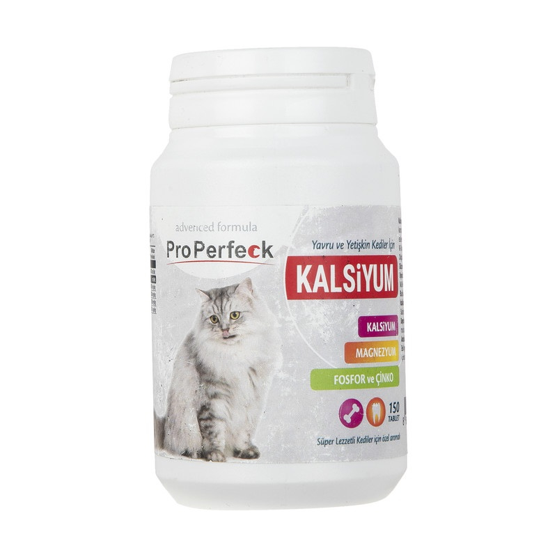 قرص کلسیم گربه پروپرفک کد 150 وزن 75 گرم