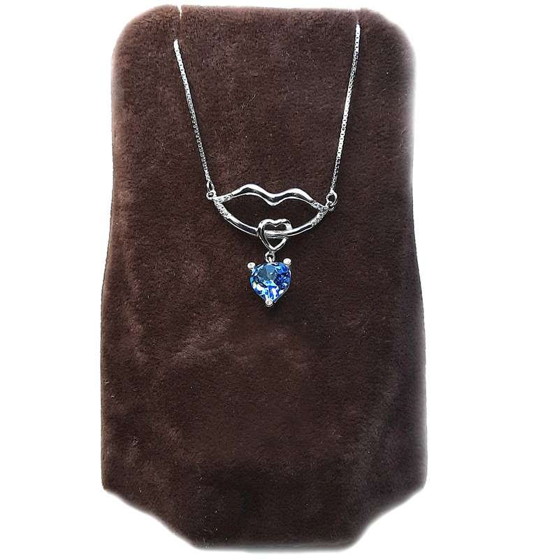 گردنبند نقره زنانه مدل  جواهری کد 20344