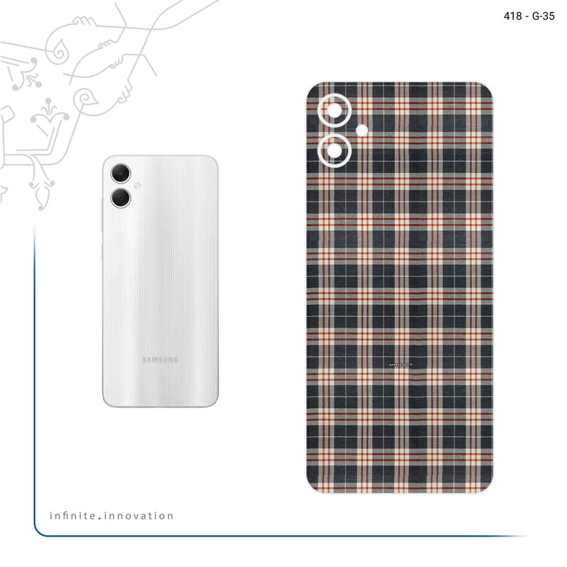 برچسب پوششی ماهوت مدل Fabric Texture 5 مناسب برای گوشی موبایل سامسونگ Galaxy A05