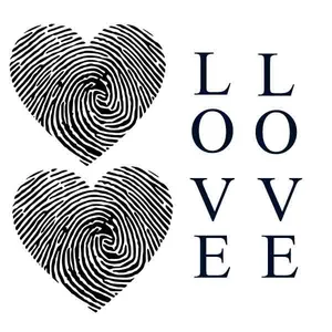 تتو موقت مدل Love کد 03