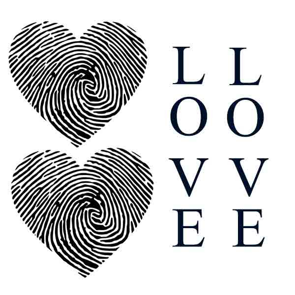 تتو موقت مدل Love کد 03