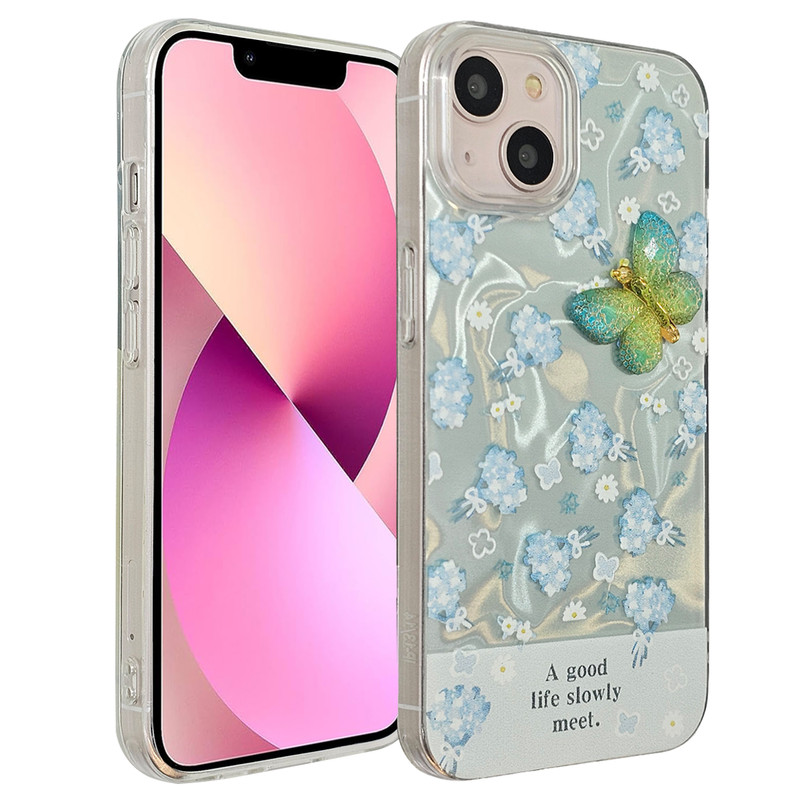 کاور یونیک کیس مدل batterfly کد 03 مناسب برای گوشی موبایل اپل Iphone 13 / 14