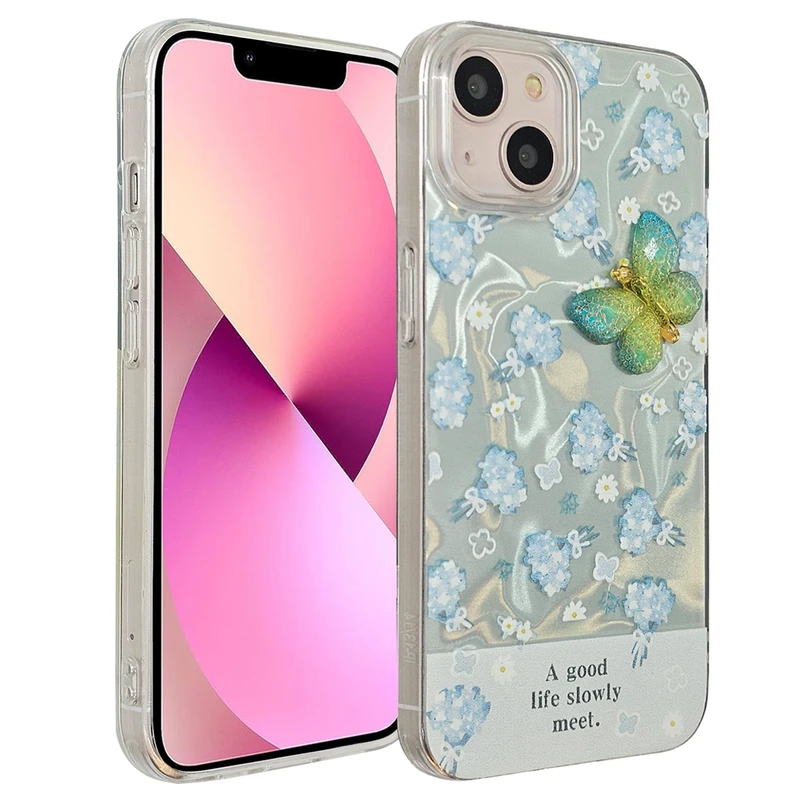 کاور یونیک کیس مدل butterfly کد 03 مناسب برای گوشی موبایل اپل Iphone 15